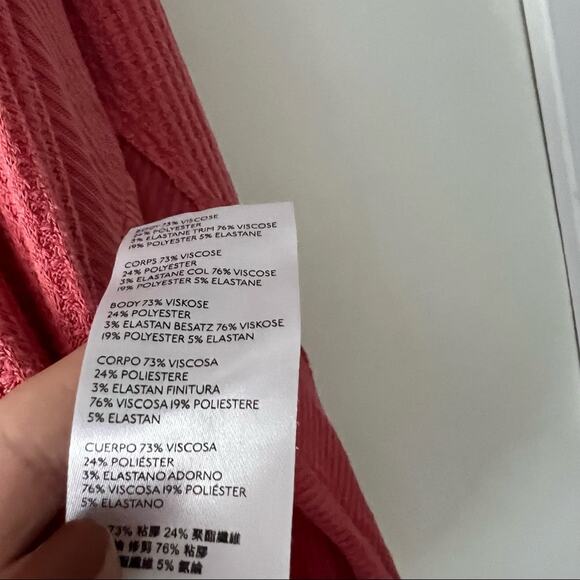 Free People We The Free Santa Clara Pink Thermal - Picture 5 of 5